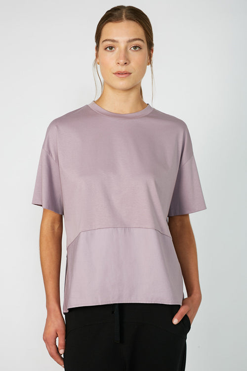 headstart tee / lavender grey