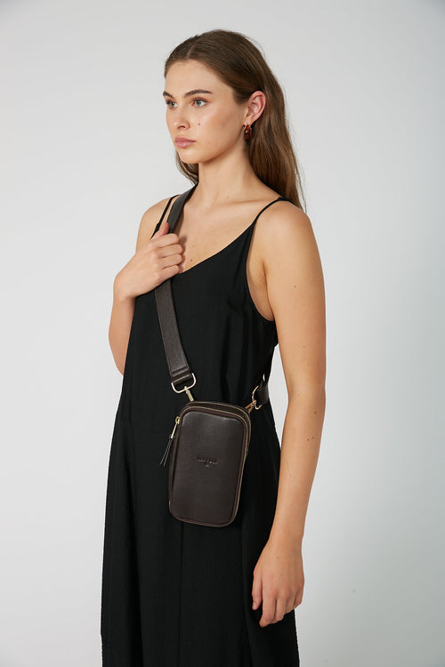 webster bag / dark chocolate brown