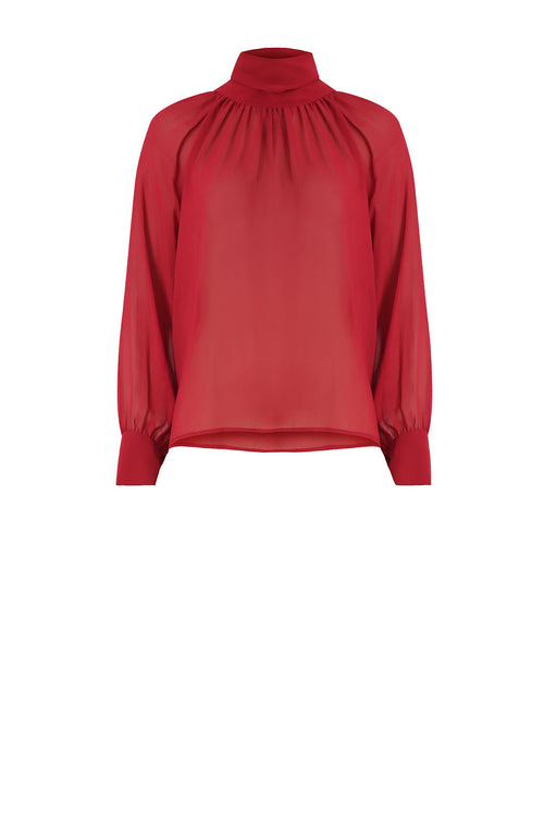 covert top / cranberry