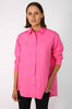 unbutton shirt / candy pink