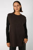 tabard crew vest / chocolate marle