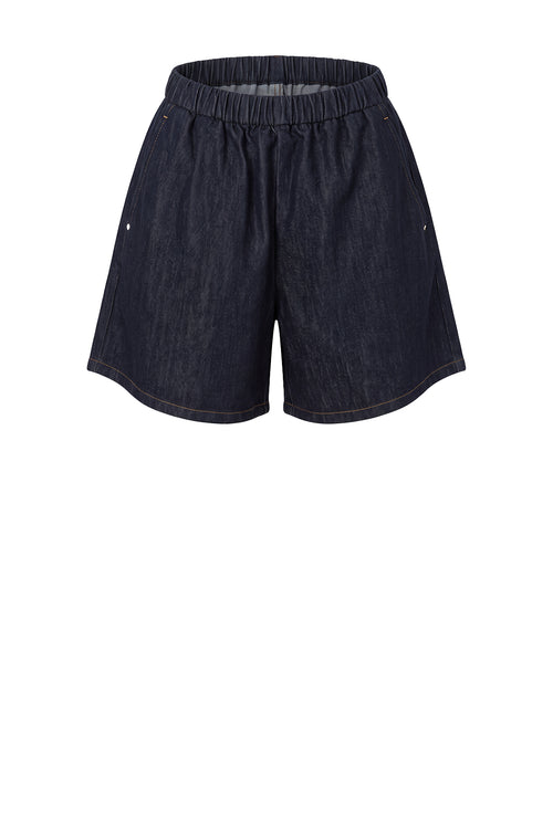 actually denim short / dark indigo