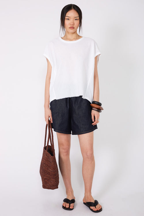 actually denim short / dark indigo