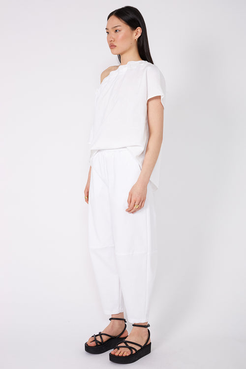 ahead pant / white