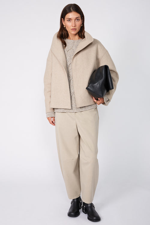 ahead tailored pant / natural