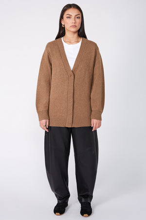 anchor cardi / toffee marle