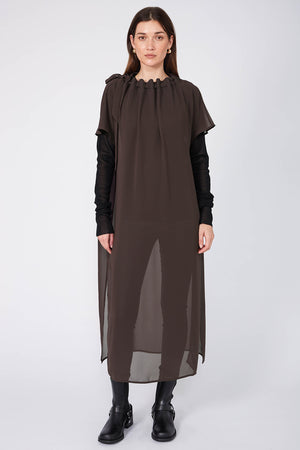 avid tabard / chocolate brown