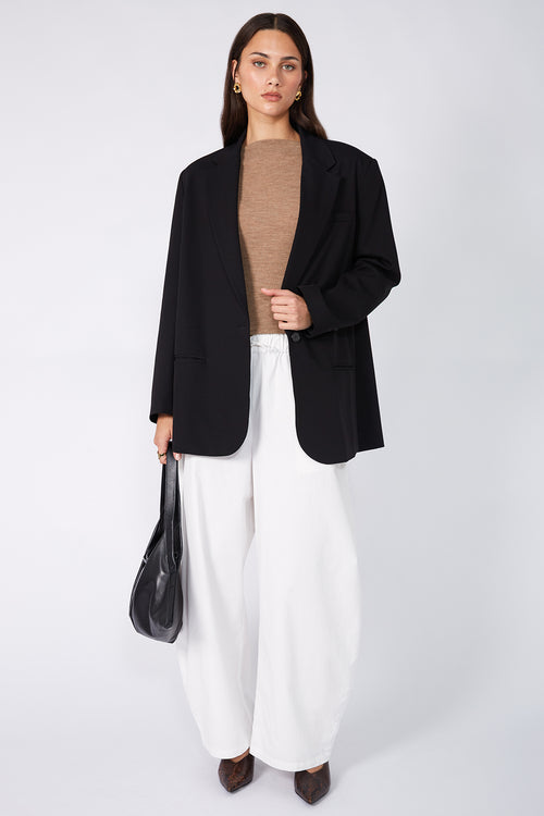 avoid vest sweater / camel marle