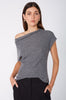 avoid vest sweater / grey marle