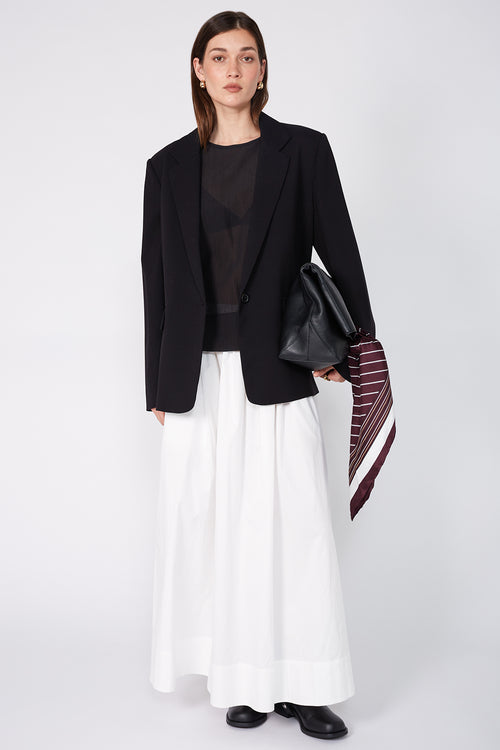 boxed top / black