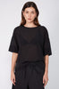 boxed top / black