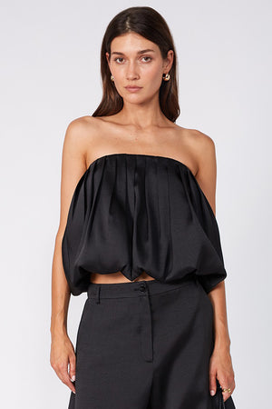 bubble crop / black