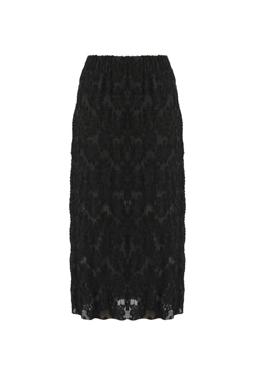 burn skirt / black