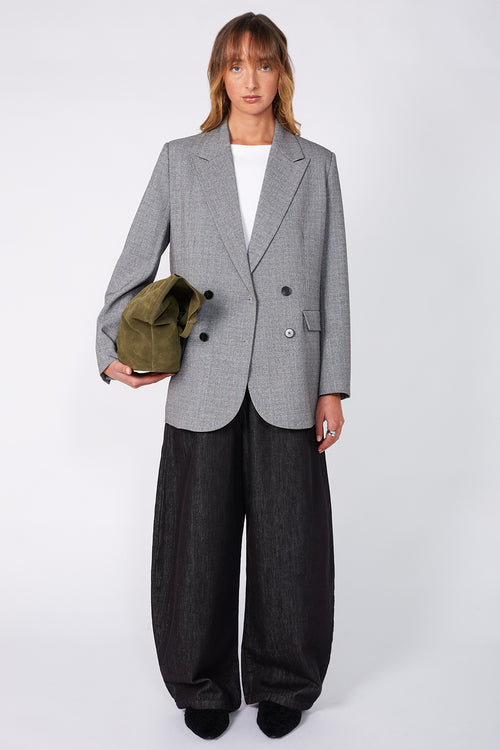 bypass blazer / grey marle