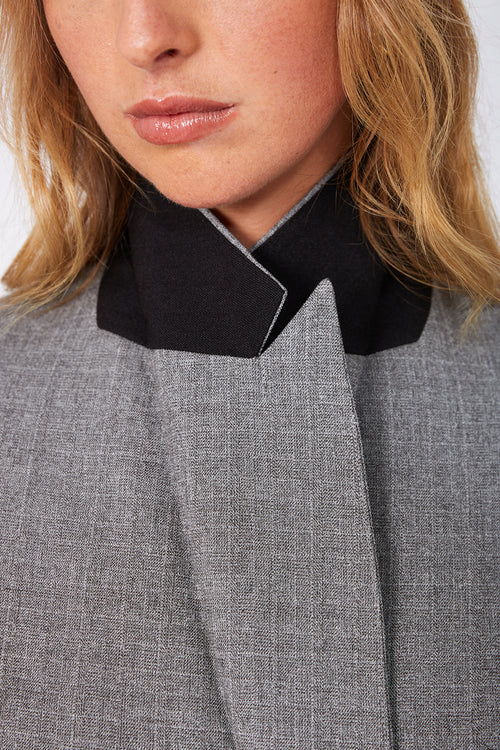 bypass blazer / grey marle