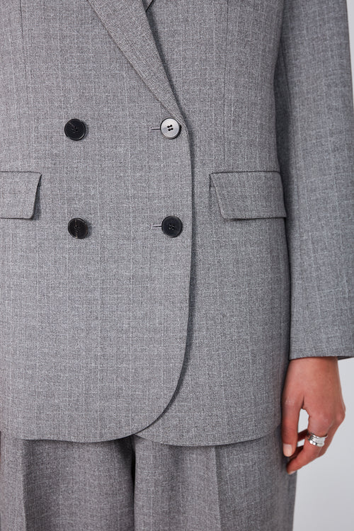 bypass blazer / grey marle