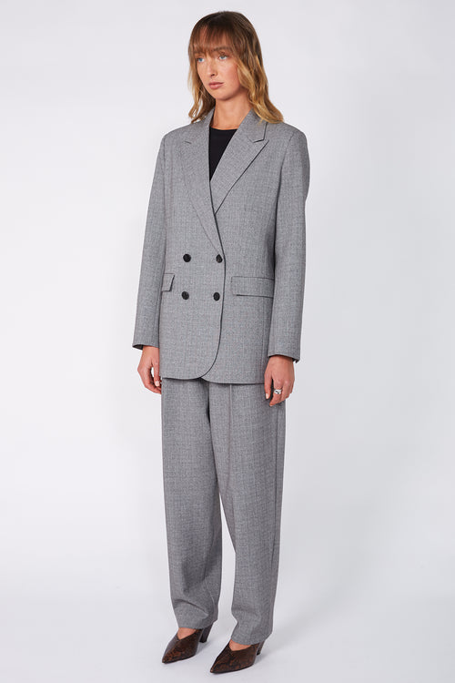 bypass blazer / grey marle