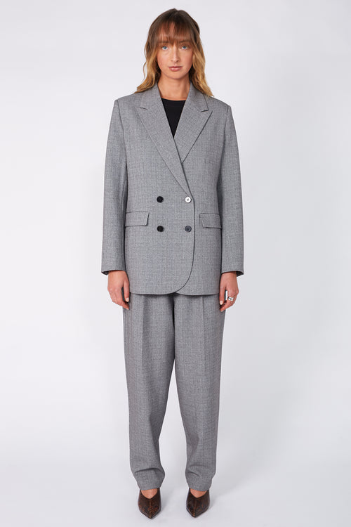 bypass blazer / grey marle