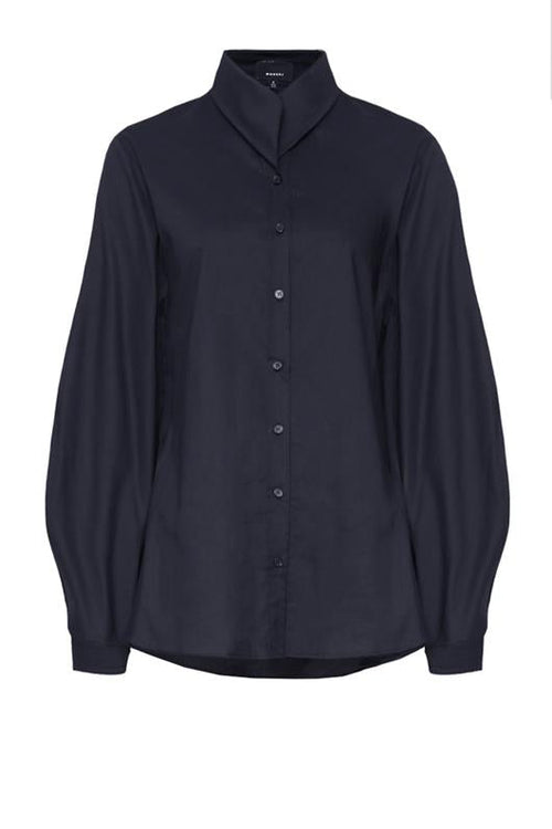 origami shirt / dark navy