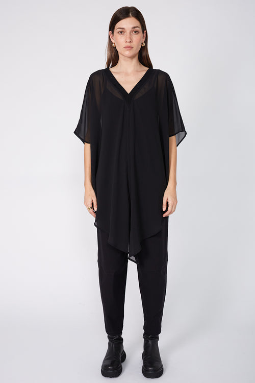 caped crop / black