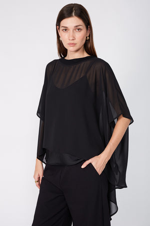 caped crop / black