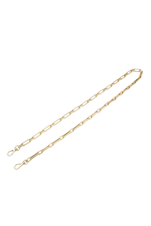 chain bag strap / gold