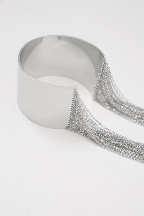 chain bracelet / silver