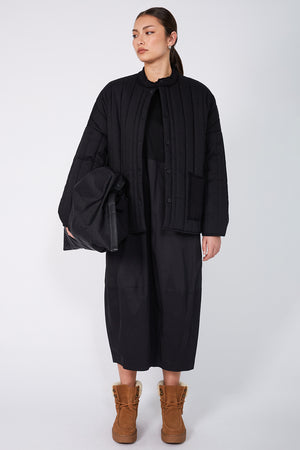 channel jacket / black