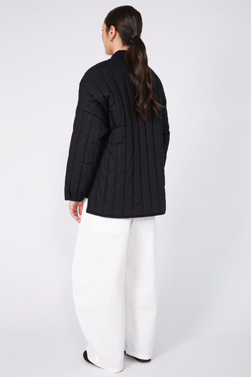 channel jacket / black