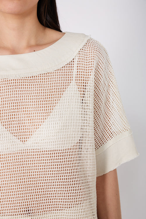 chord mesh top / calico
