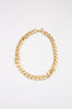 chunky chain necklace / gold