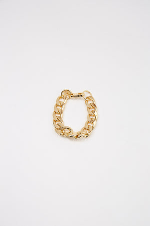 chunky chain bracelet / gold