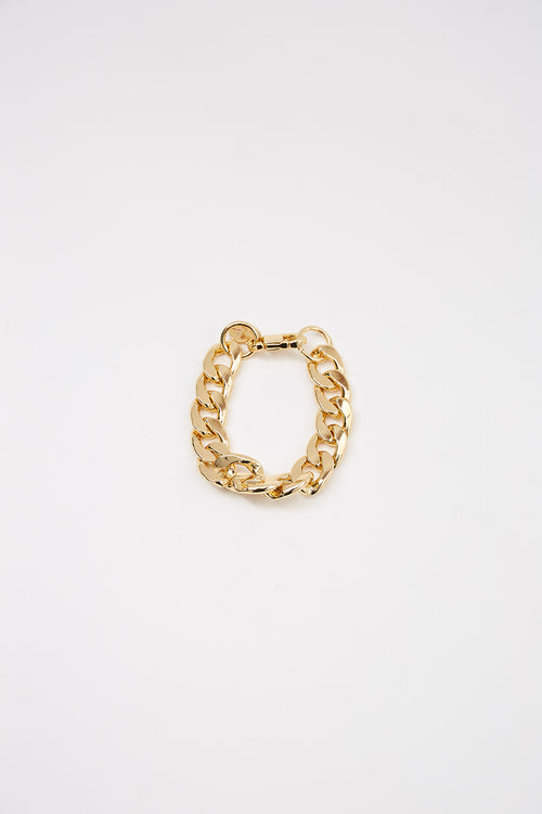 chunky chain bracelet / gold