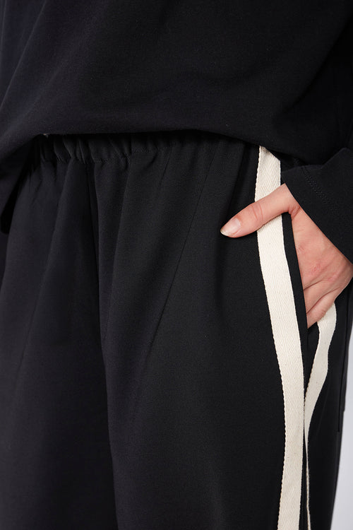 cindered pant / black|natural