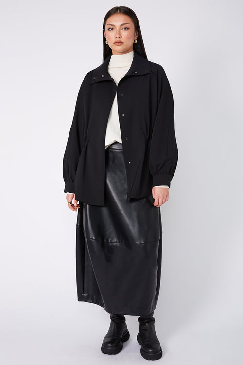 clinched jacket / black