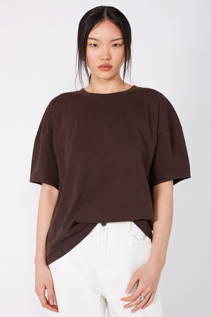 comprise tee / chocolate brown