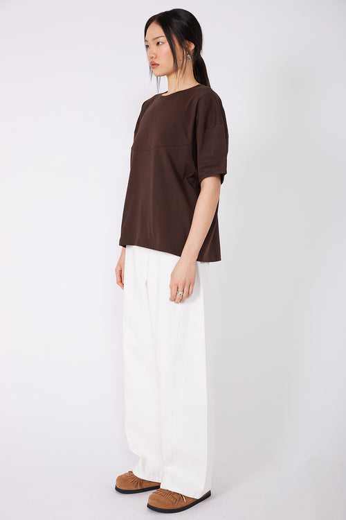 comprise tee / chocolate brown