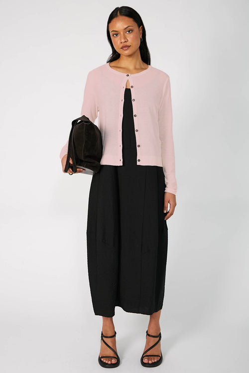 crisp cardi / blossom pink