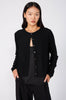 crisp cardi / black merino