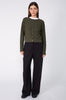 crisp cardi / khaki