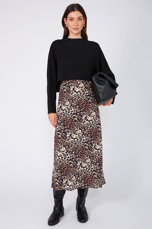 croppy merino sleeve / black