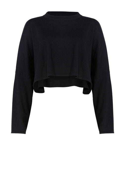 croppy merino sleeve / black