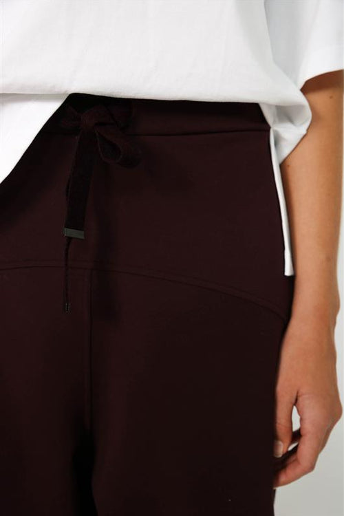 furthering ponti track pant / black forest