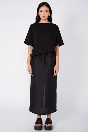 direct skirt / black