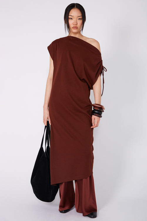disclose dress / terracotta