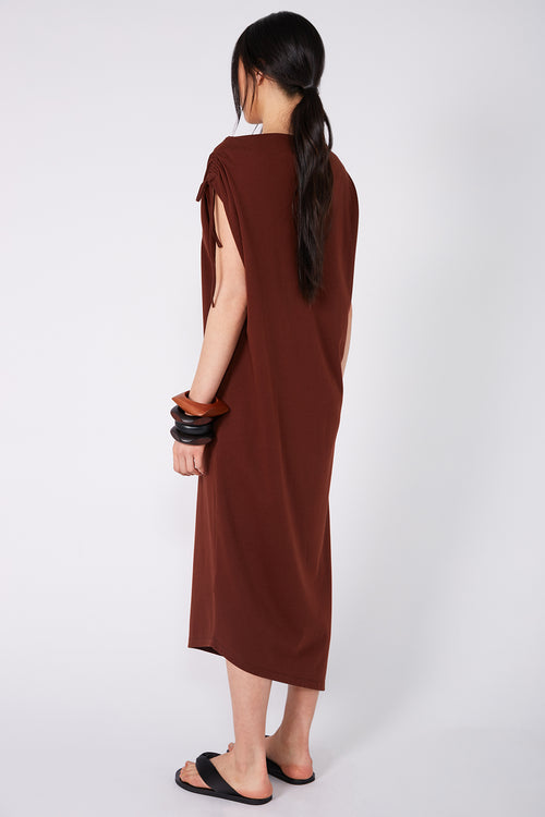 disclose dress / terracotta