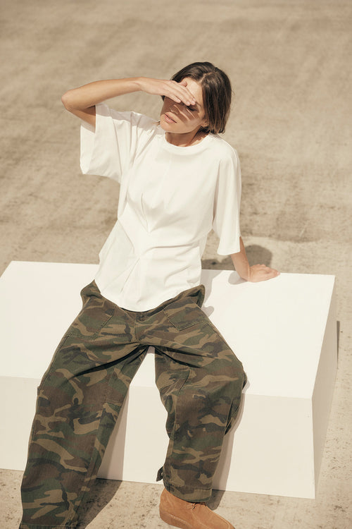draft tee / white