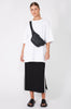 cinder skirt / black|white