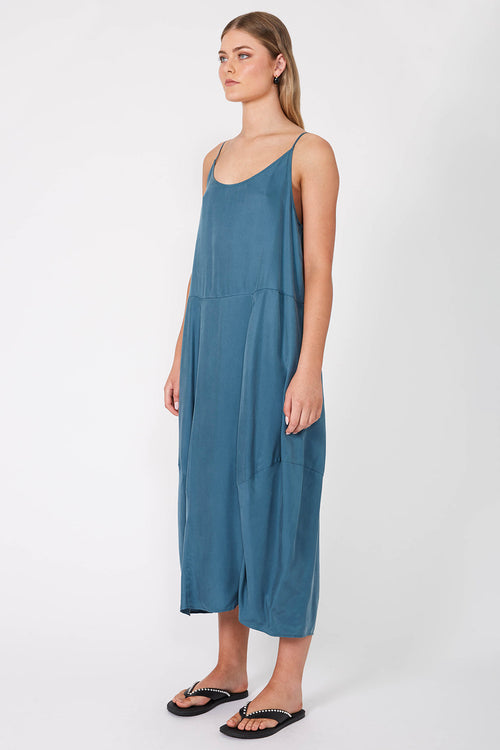 ember dress / teal blue