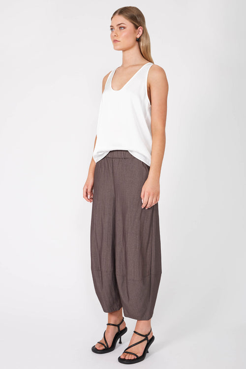 air pant / chocolate melange